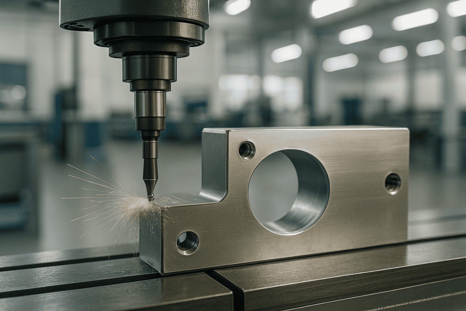 Rebabado de piezas metálicas