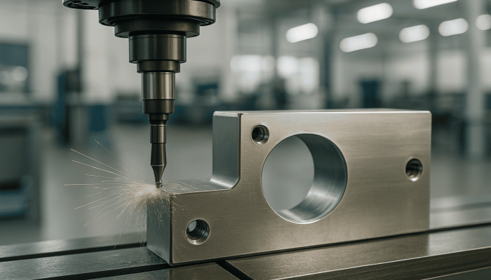 Rebabado de piezas metálicas