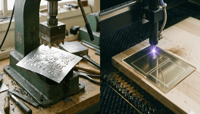 Las diferencias entre estampación y corte láser