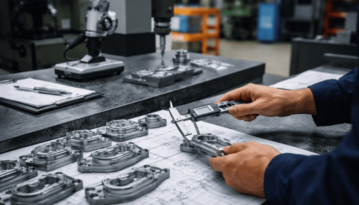 importancia del control de calidad en la fabricación de piezas metálicas